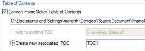 Image result for Adding a TOC in FrameMaker