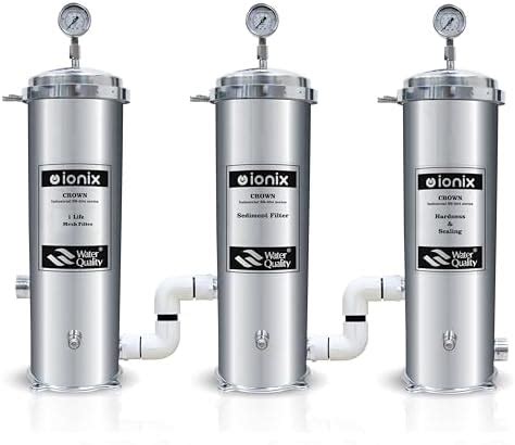 Ionix Crown tank filter system, SS-304 High pressure High capacity ...