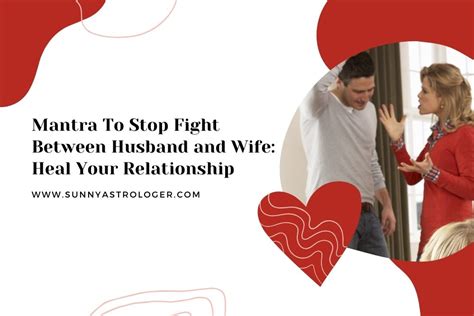 Mantra To Stop Fight Between Husband and Wife: Overcome Problems!