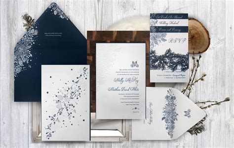 Winter wedding invitations 60 photos - Astyledwedding.com