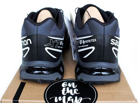 Buy Salomon XT-6 Gore-Tex Black Ebony Lunar Rock Grey UK 5 9 10 11 US ...