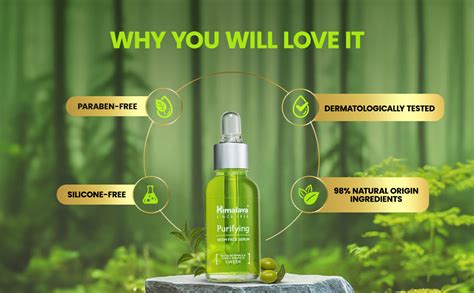 Himalaya Purifying Neem Face Serum | 2% Natural Salicylic Acid + Cica ...