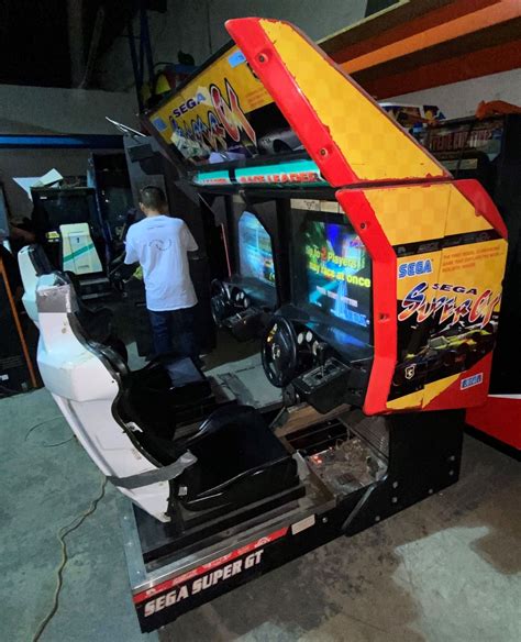 Sega Super GT Twin Racing Arcade Machines