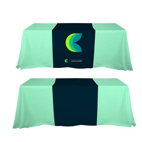 Promotional Table runner for 6' table Personalized With Your Custom Logo