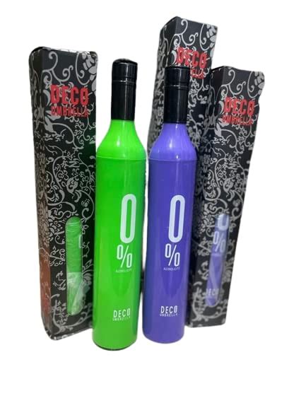Wine shaped Bottle Umbrella Multi Color : Amazon.in: Bags, Wallets and ...