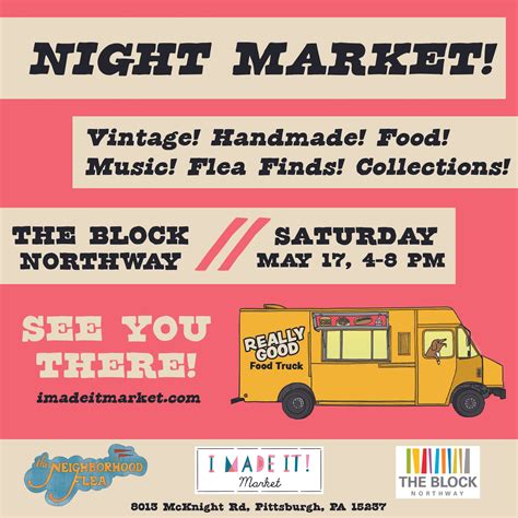 Night Market at The Block Northway, May 17th from 4 PM - 8 PM features ...