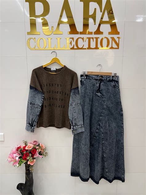 Denim skirt sets 7134 – Rafa Collection