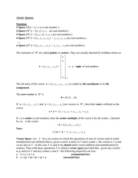 Image result for Vector Spaces Basics