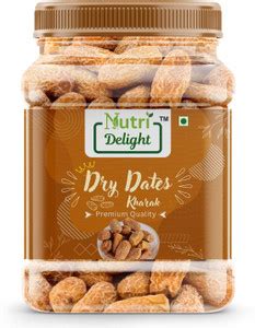 Nutri Delight Yellow Dry Dates | Peela Sukha Khajoor | Dry Chuhara ...