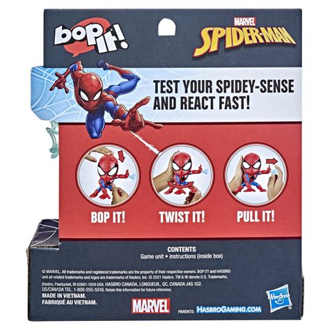 Bop It! Marvel Spider-Man Edition Family Party Game India | Ubuy