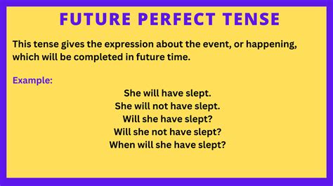 Future Perfect Sentence Structure 的图像结果