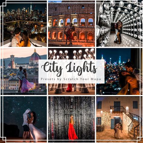 Lightroom presets – City Lights – Scratch Your Mapa Shop