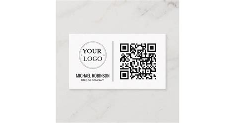 Business Cards with QR Code and Logo 的图像结果