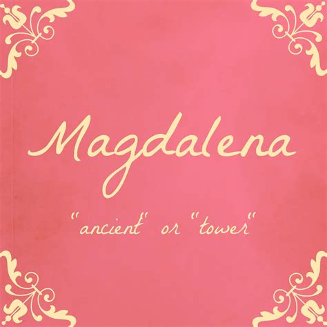 magdalena spanish name