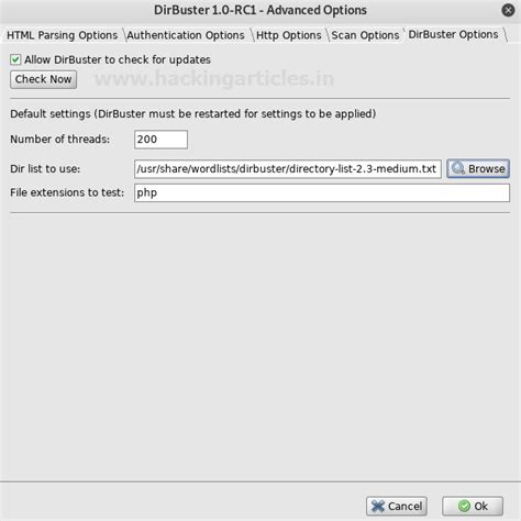 Comprehensive Guide on Dirbuster Tool - Hacking Articles