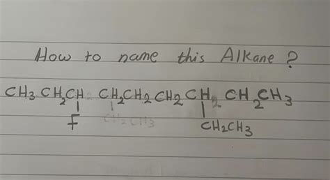Solved How to name this Alkane? | Chegg.com