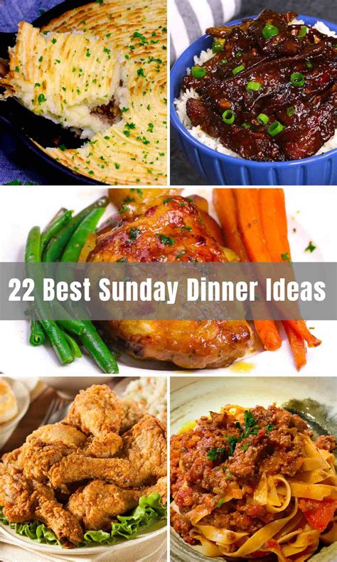 Different Ideas For Sunday Dinner at Judith Poche blog