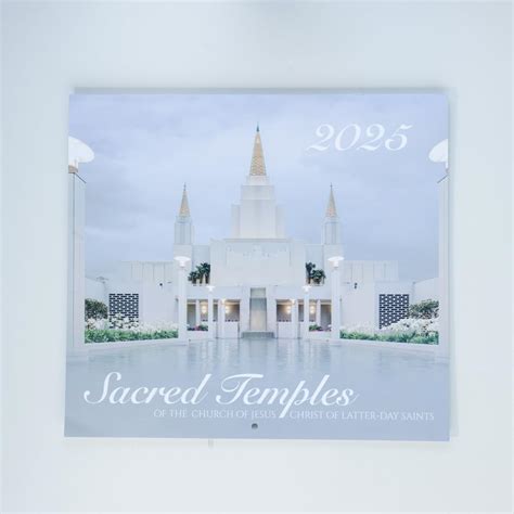 LDSBookstore 2025 LDS Sacred Temples Wall Calendar With Pictures India ...