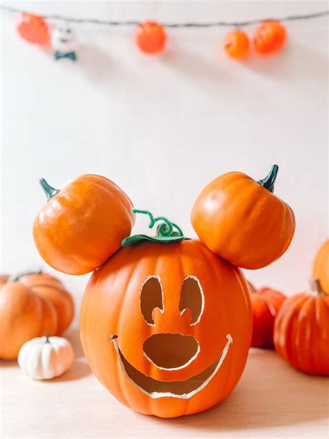 Vampire Mickey Mouse Pumpkin Carving Template