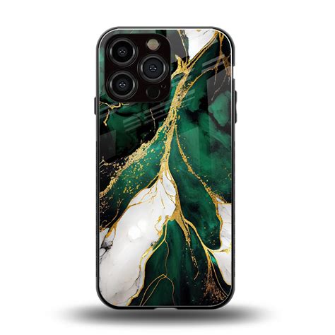 Emerald Luxe Phone Case for Iphone 15 Pro Max | Glass Case – Boujee
