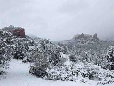 Photos of January's snowfall in and around Sedona - Sedona Red Rock News