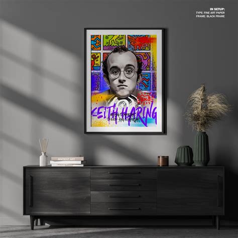 Buy Keith Haring, Self-Portrait, Pop Art Painting & Art Print Online ...