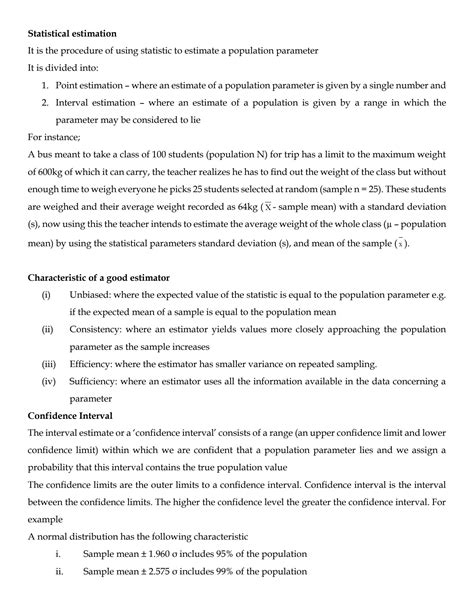 Image result for Chapter 2 Estastics Estimation