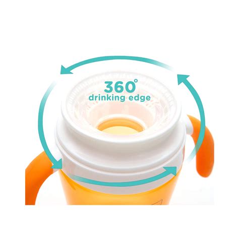 Mee Mee Feeding Mug/Sipper Cup 240ml Orange - Cureka