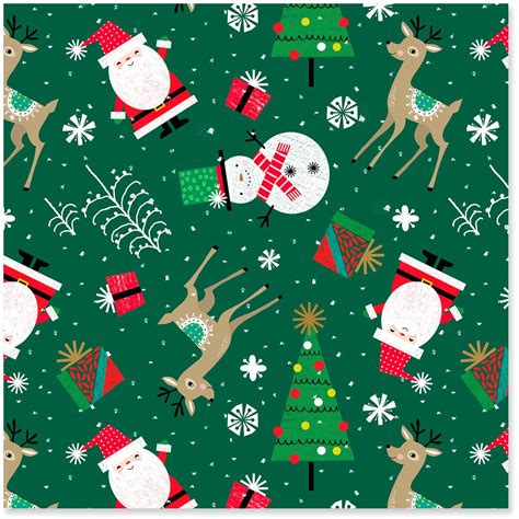 Christmas Wrapping Paper Printable | Rossy Printable