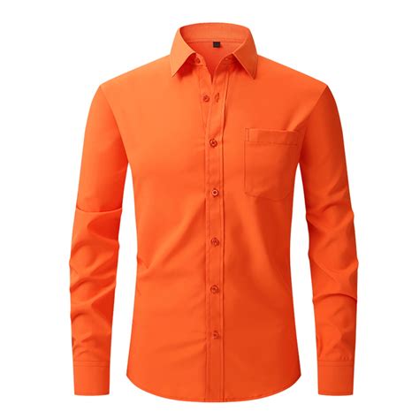 Elvqul Men's and Big Men's Shirts Long Sleeve Tops for Men Button up ...