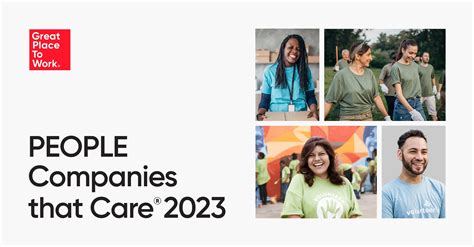 2022 PEOPLE® Companies that Care | Great Place To Work®