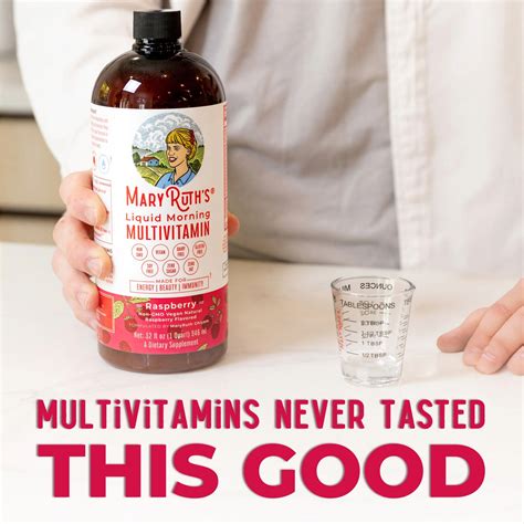 Mary Ruth's - Liquid Morning Multivitamin - Raspberry - 30 fl oz (30 ...