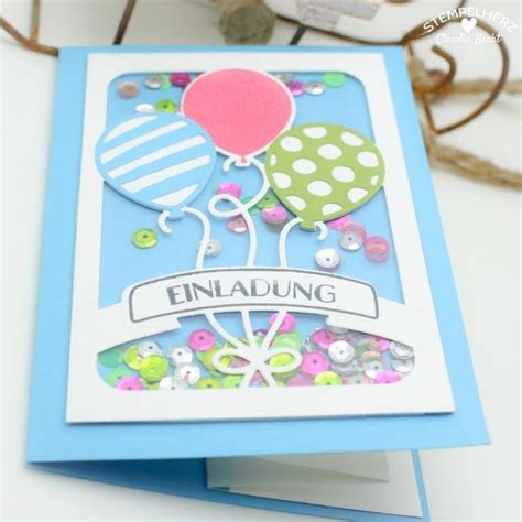 Stampin Up Einladung Kindergeburtstag