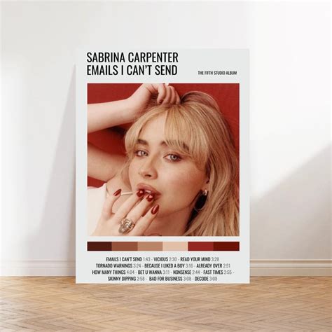 Sabrina Carpenter Poster A4 - Etsy