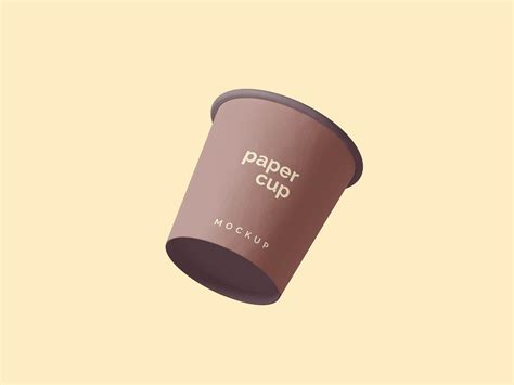Free 4oz Paper Cup Mockup PSD Set - Good Mockups