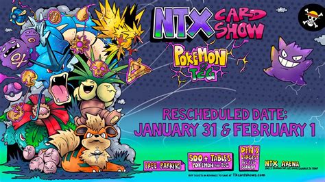 NEW DATES: NTX TCG Card Show: Pokemon & TCG Edition in the Dallas / Ft ...