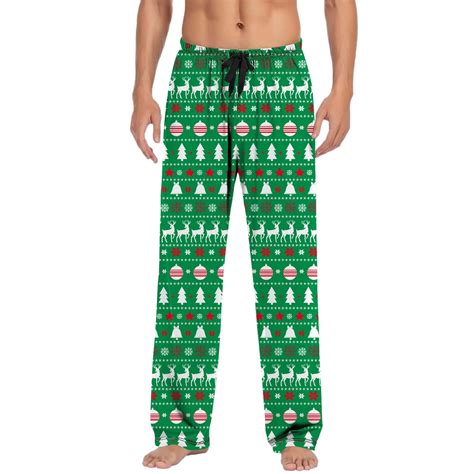Men Casual Pants Christmas Mens Casual Pants Pajama Pants With ...