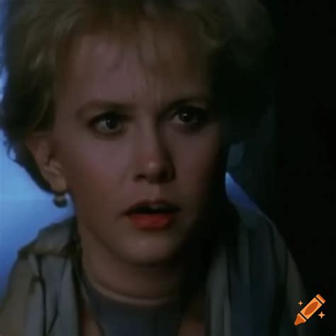 Ginger female fighter in 90s movie fight scene on Craiyon