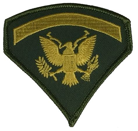 U.S. ARMY SPECIALIST E-5 SPEC-5 RANK TAB PATCH - COLOR - Veteran Owned ...