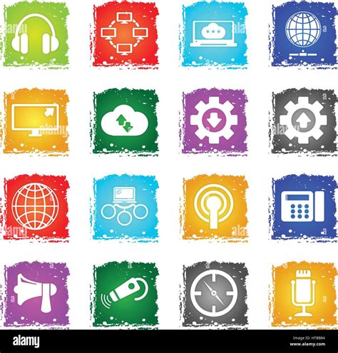 Best 27+ Free Communication Elements With Grunge Background Vector