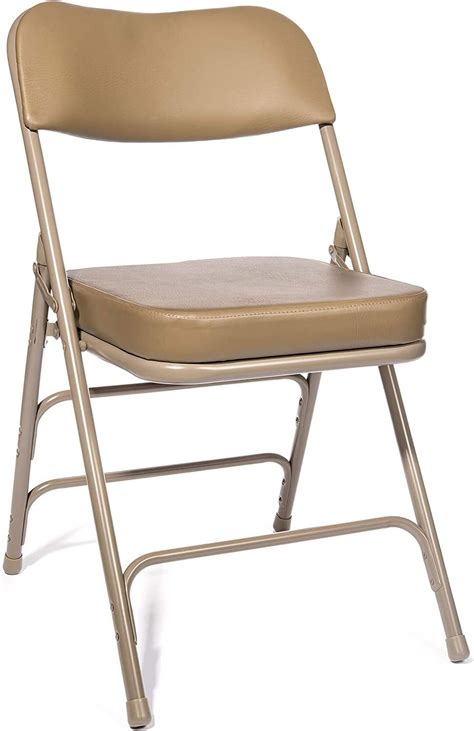 Vinyl Upholstered Folding Chair (2 Pack) - Heavy Duty Ultra Padded 2 ...