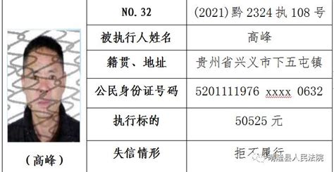 失信人员名单(2021年第一期)_政务_澎湃新闻-The Paper