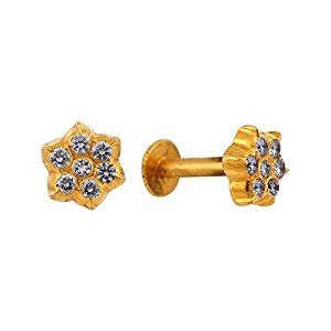 Buy Jos Alukkas 22k (916) Yellow Gold Nose Pin at Amazon.in