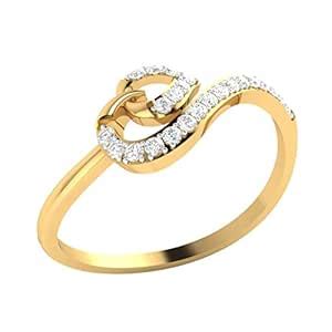 Buy Demira Jewels 14KT Yellow Gold and Diamond Rings for Women at Amazon.in
