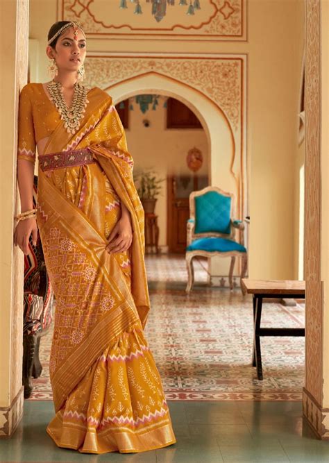 Gujarati Patola Silk Saree Online Shopping India | Pure Patola Saree ...