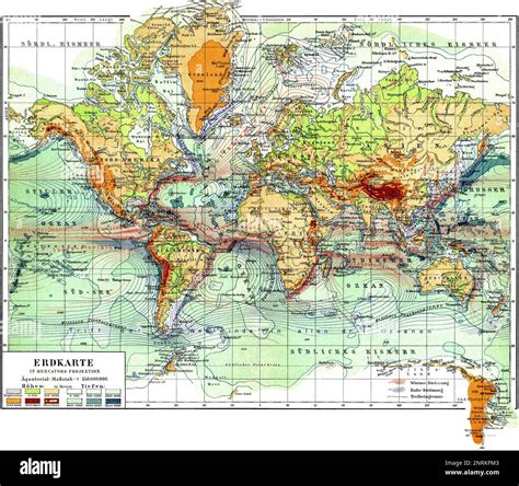 World Physical Map Mountains