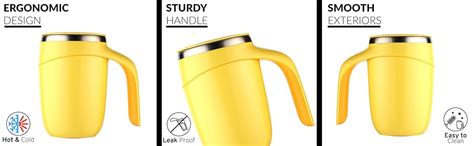 ARTIART® (Taiwan Dumbo Stainless Steel Spill Proof Travel Mug with Flip ...