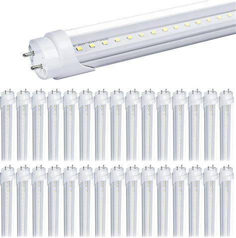 Ghiuop 30-Pack T8 LED Bulbs 4 Foot Tube Light, 4ft LED Shop Garage ...