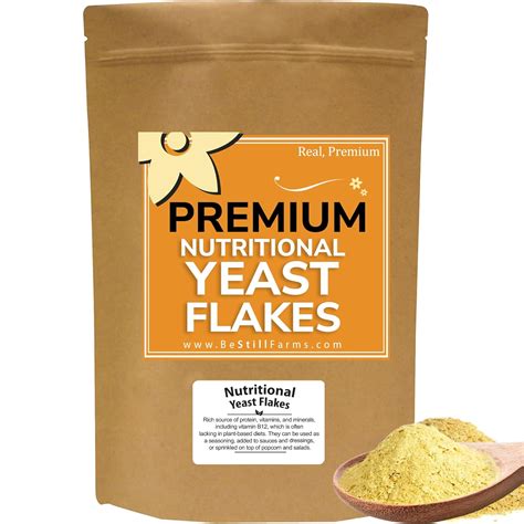 Amazon.com: Premium Nutritional Yeast Flakes (1.8 lb) by Be Still Farms ...