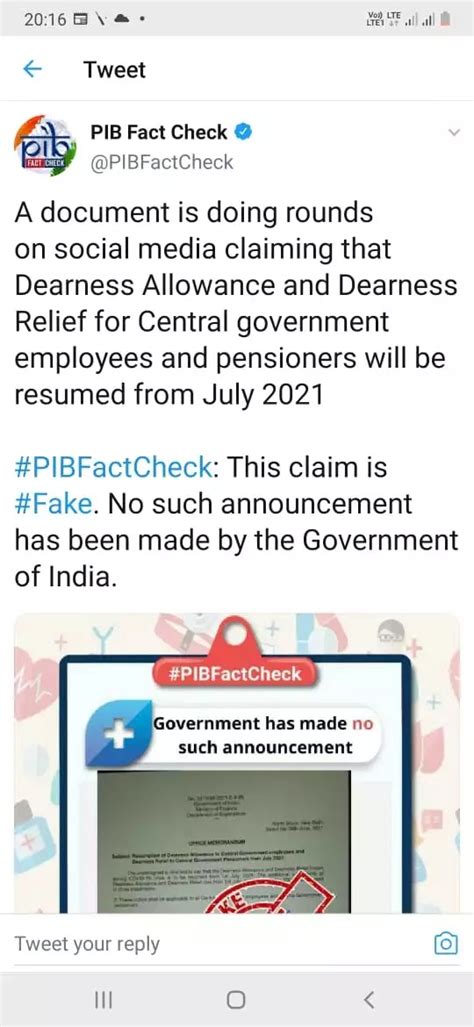 Resumption of Dearness Allowance to Central Government employees and ...